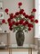 27" Crimson Red Rose Spray - Set of 12, Lifelike Silk Roses, Elegant Floral Décor, Perfect for Weddings, Events & Home - Ideal for All Seasons, Floral Home by Artificial Flowers